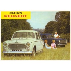 Carte postale PEUGEOT 403