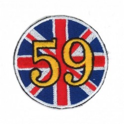 Ecusson 59 Drapeau Anglais