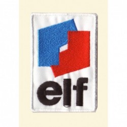 Ecusson Sixties Elf Fond Blanc