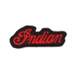 Ecusson Indian noir rouge