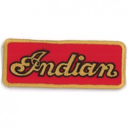Ecusson Indian rouge or