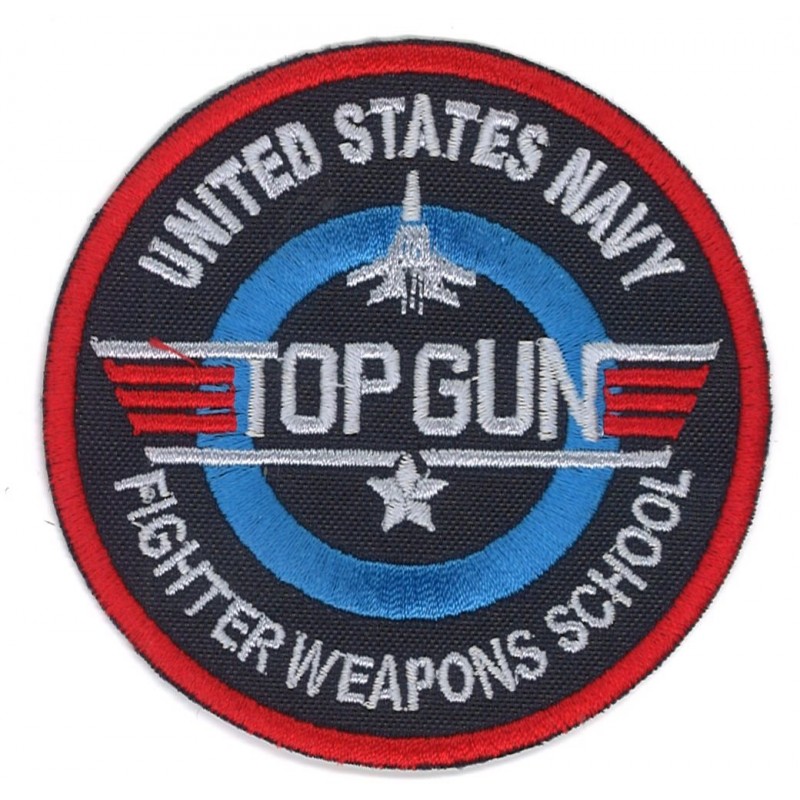 Ecusson Aviation Top Gun Rond