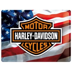Plaque tôle Harley Davidson...