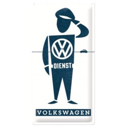 Plaque tôle VW Dienst