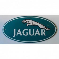 Plaque émaillée Jaguar...