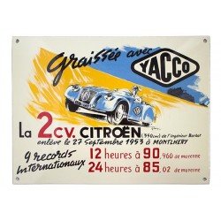 Plaque Emaillée Bombée...