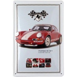 Plaque tôle bombée Porsche...