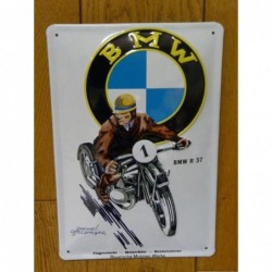 Plaque tôle bombée BMW R 37