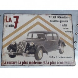 Plaque tôle voiture la 7...