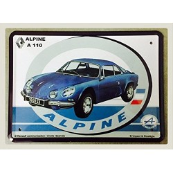 Plaque tôle alpine A110