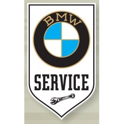 Plaque émaillée Bmw service