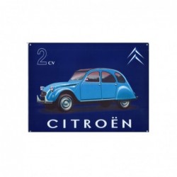 Plaque tôle Citroën 2 CV