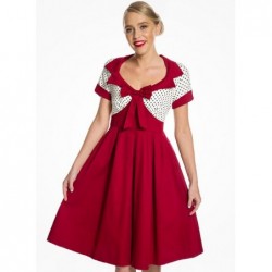 Robe Delilah rouge