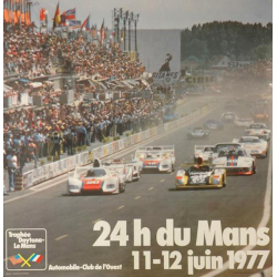 Affiche 24 H du Mans 1977