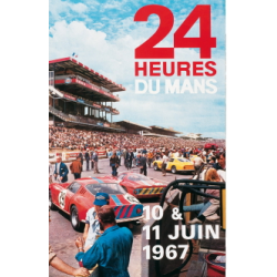 Affiche 24 H DU mANS 1967