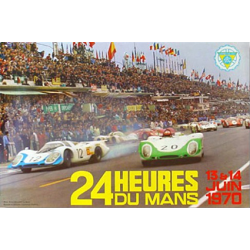 Affiche 24 H du Mans 1970