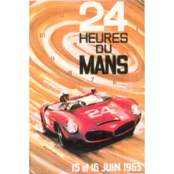 Affiche 24 H du Mans 1963