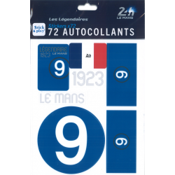 Autocollants 24H Le Mans 1923