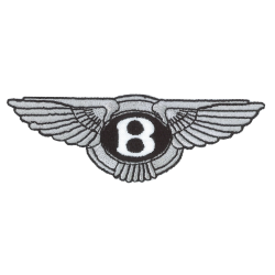 Ecusson Sixties Bentley noir