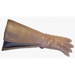 Gants long Rallye marron