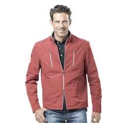 Blouson pilote rouge Bachmann