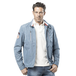 Blouson pilote bleu Bachmann