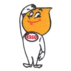 Ecusson Esso Bonhomme