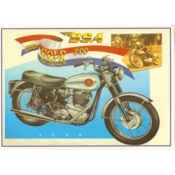 Carte postale BSA Gold Star...