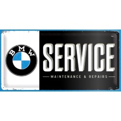 Plaque tôle BMW Service