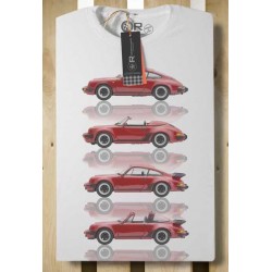 TEE SHIRT BLANC PORSCHE...