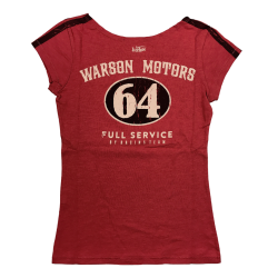 T-SHIRT WARSON ROUGE...