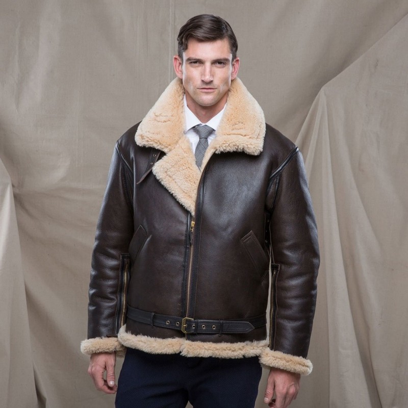 blouson aviateur mouton