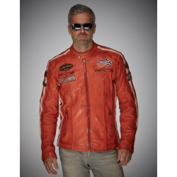 Veste Grand Prix Gulf cuir...