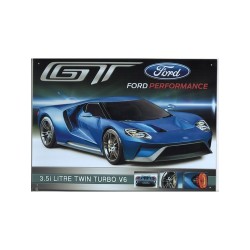 Plaque tôle Ford GT 40