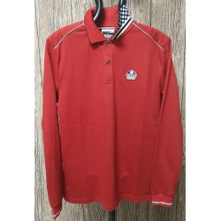 polo Delahaye uni rouge