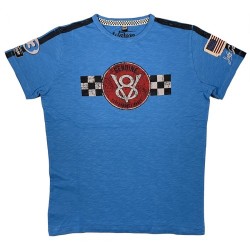 TEE SHIRT WARSON BLEU V 8