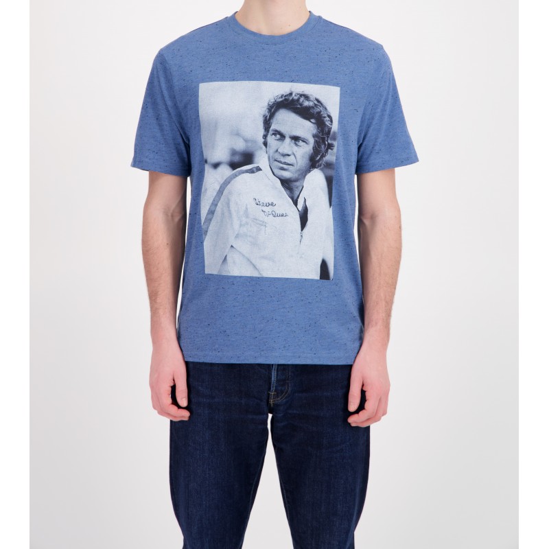 T-shirt Steve McQueen Le Mans 1971 Kaki Green SQ222TSM13-324 - Men - Foto 6